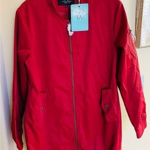 LA coalition rain jacket with lining size medium